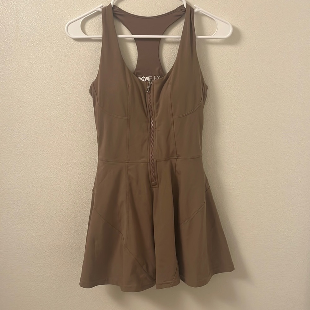 POPFLEX Matchpoint Dress - Dusty Mauve